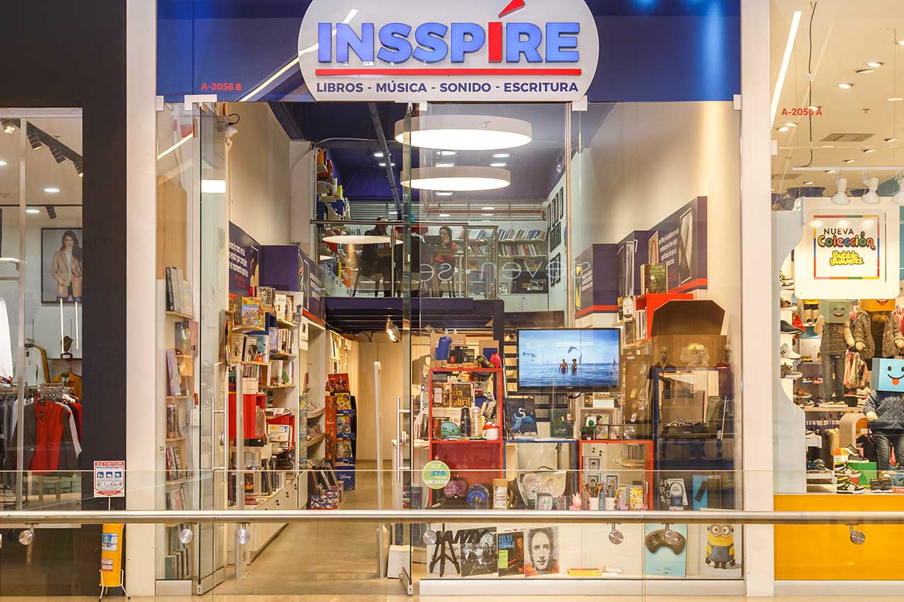 Librería local comercial